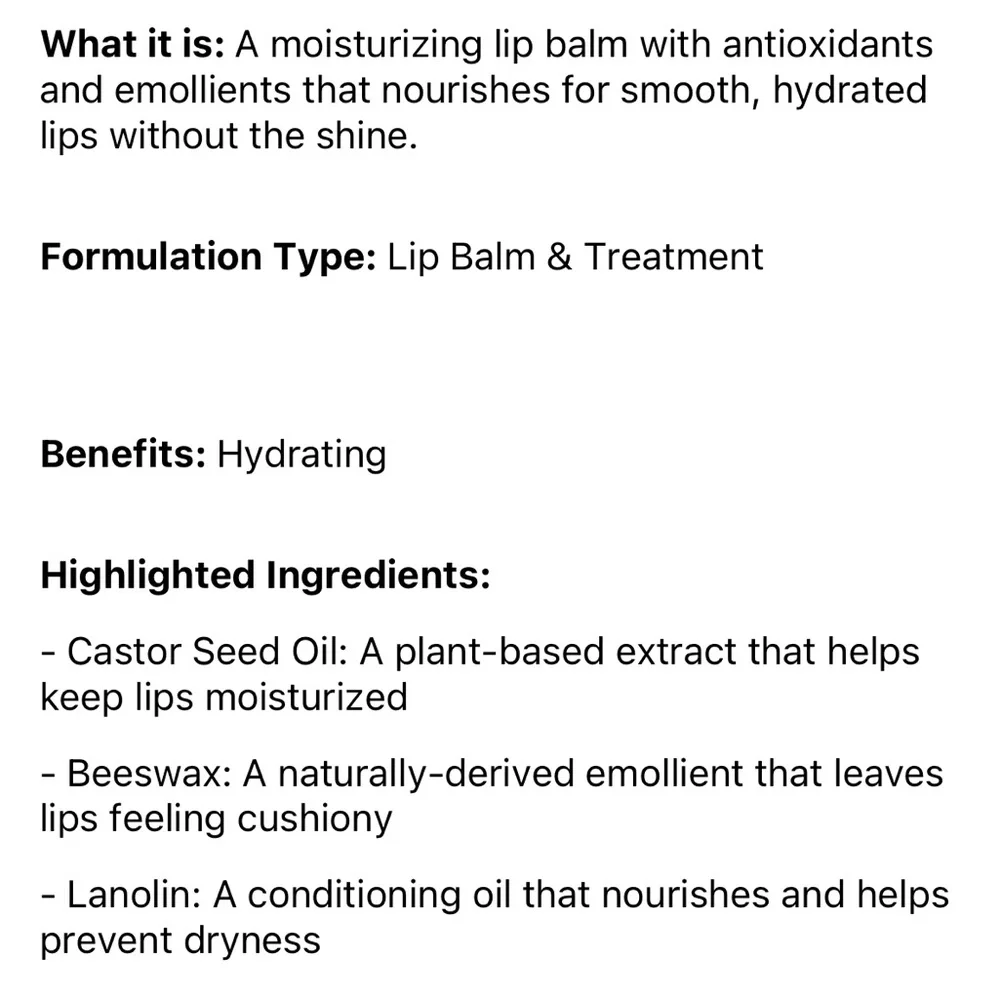 Glossier Balm Dotcom Lip Balm & Skin Salve “Mango”